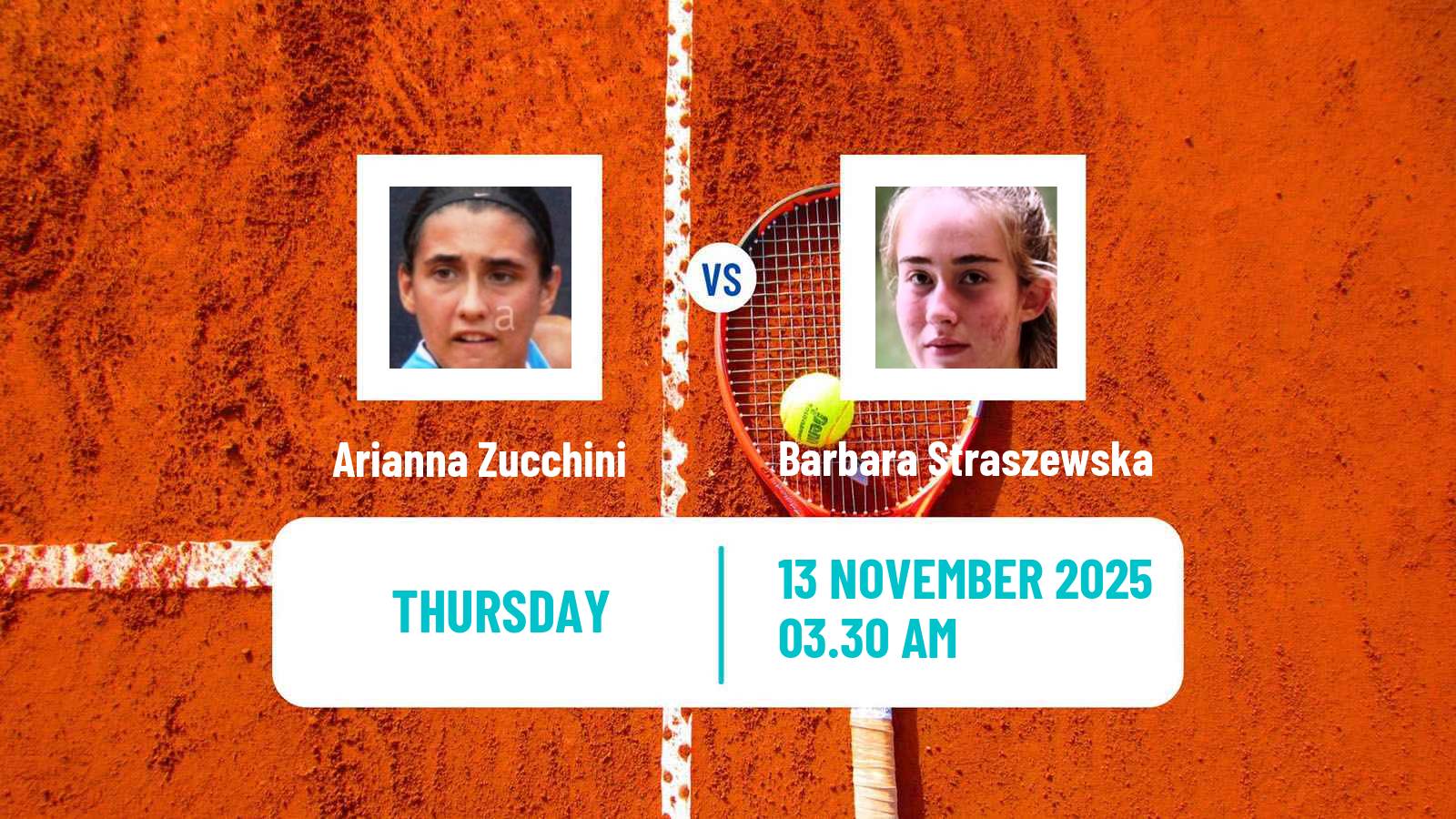 Tennis ITF W15 Monastir 39 Women Arianna Zucchini - Barbara Straszewska