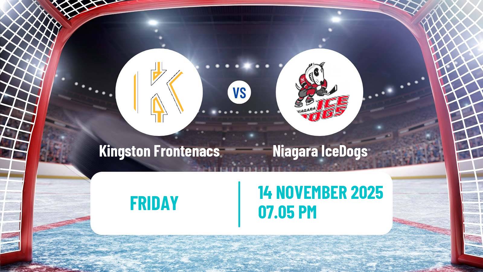 Hockey OHL Kingston Frontenacs - Niagara IceDogs