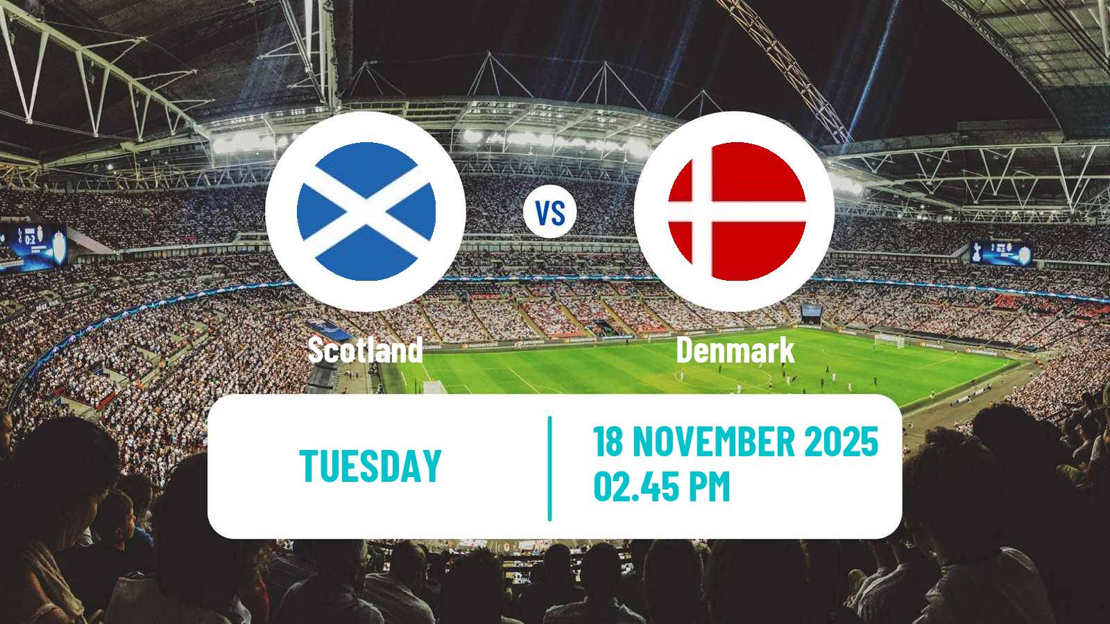 Football FIFA World Cup Scotland - Denmark