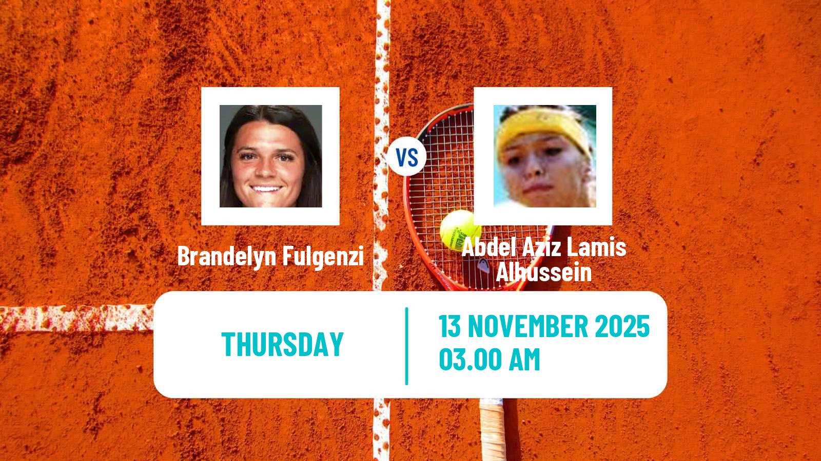 Tennis ITF W15 Sharm Elsheikh 19 Women Brandelyn Fulgenzi - Abdel Aziz Lamis Alhussein