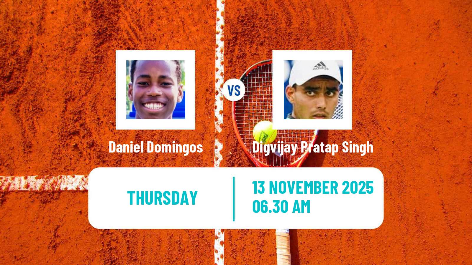 Tennis ITF M15 Luanda Men Daniel Domingos - Digvijay Pratap Singh