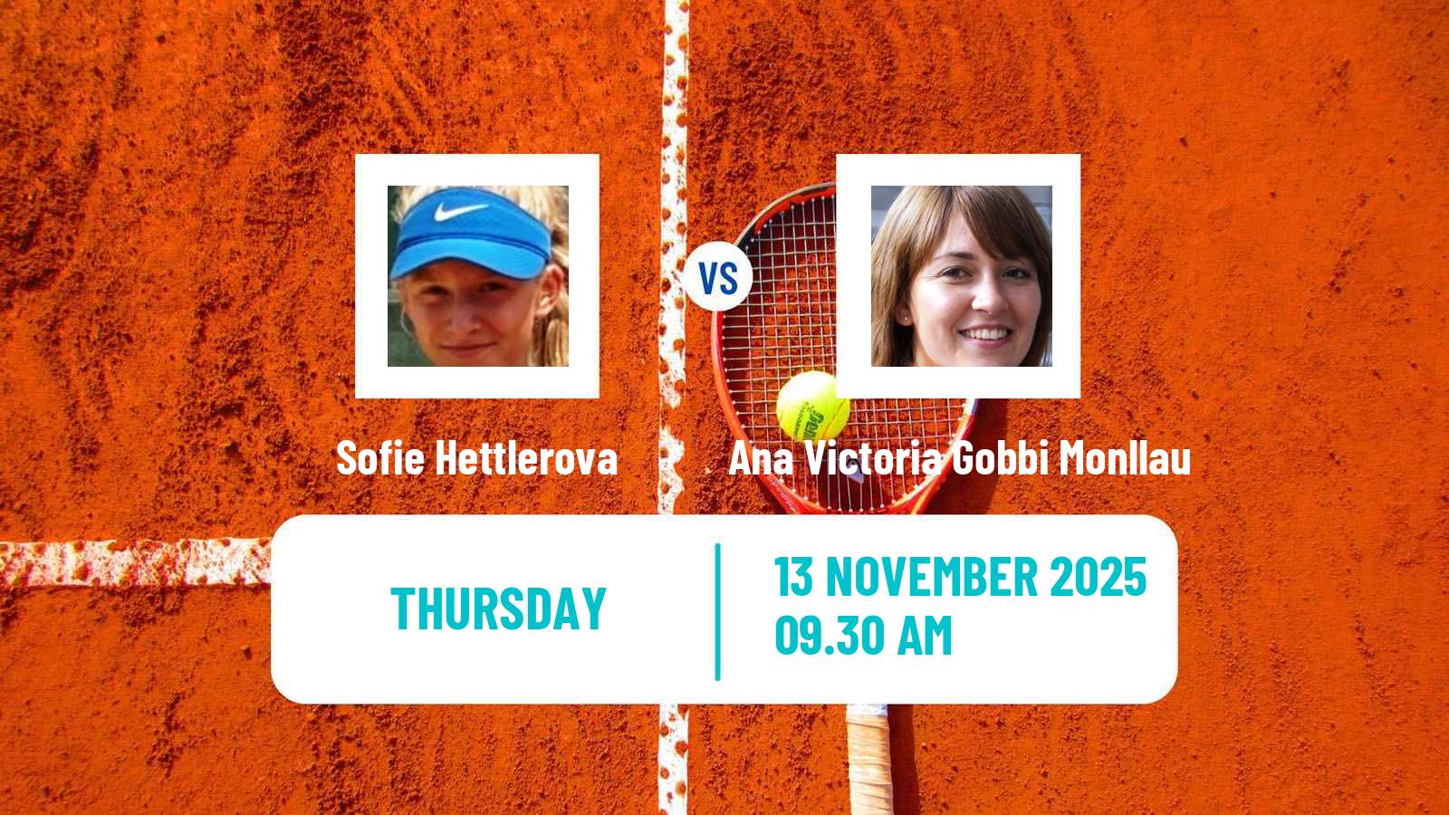 Tennis ITF W15 Criciuma Women Sofie Hettlerova - Ana Victoria Gobbi Monllau