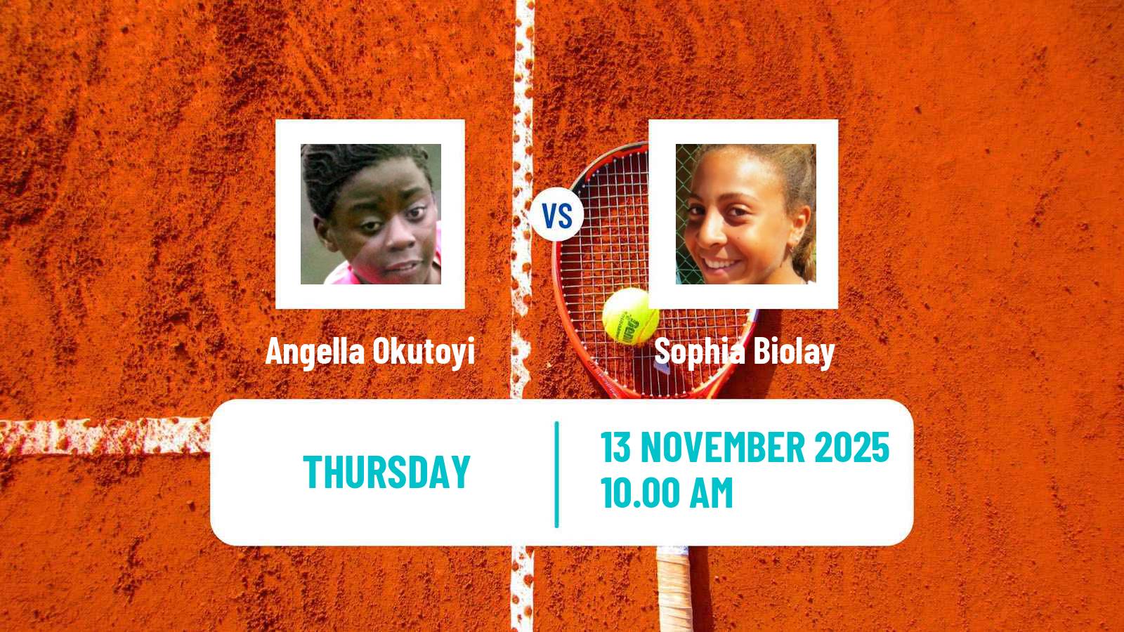 Tennis ITF W35 Orlando Fl 3 Women Angella Okutoyi - Sophia Biolay