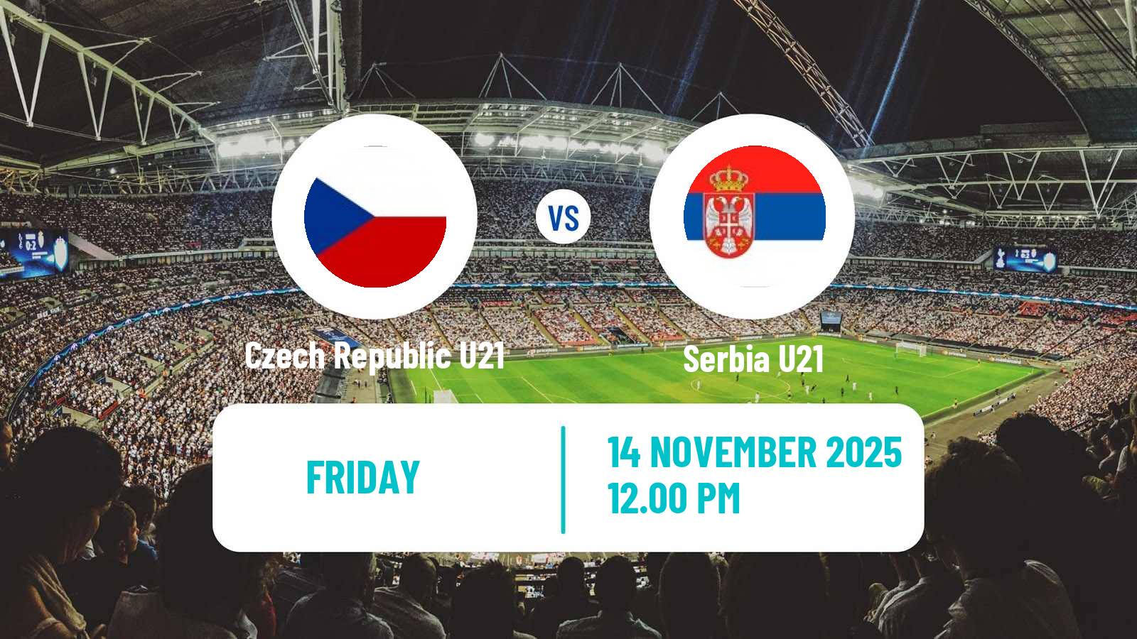 Football Friendly Czech Republic U21 - Serbia U21