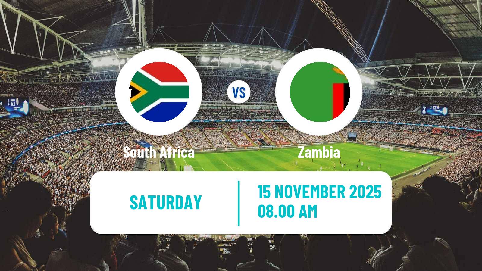Football Friendly South Africa - Zambia
