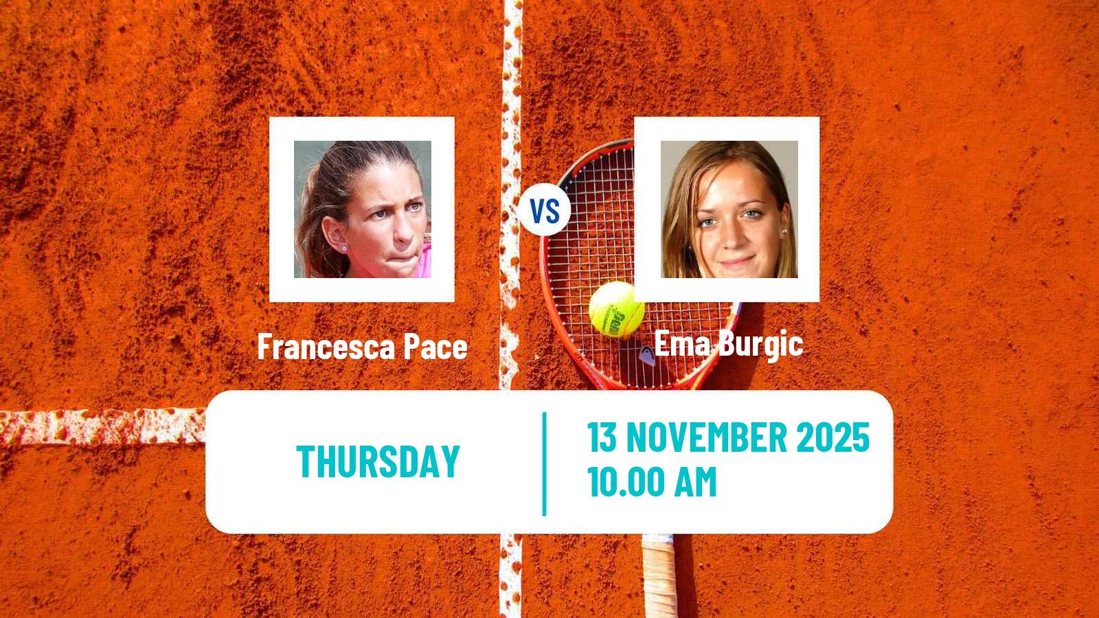 Tennis ITF W35 Orlando Fl 3 Women Francesca Pace - Ema Burgic