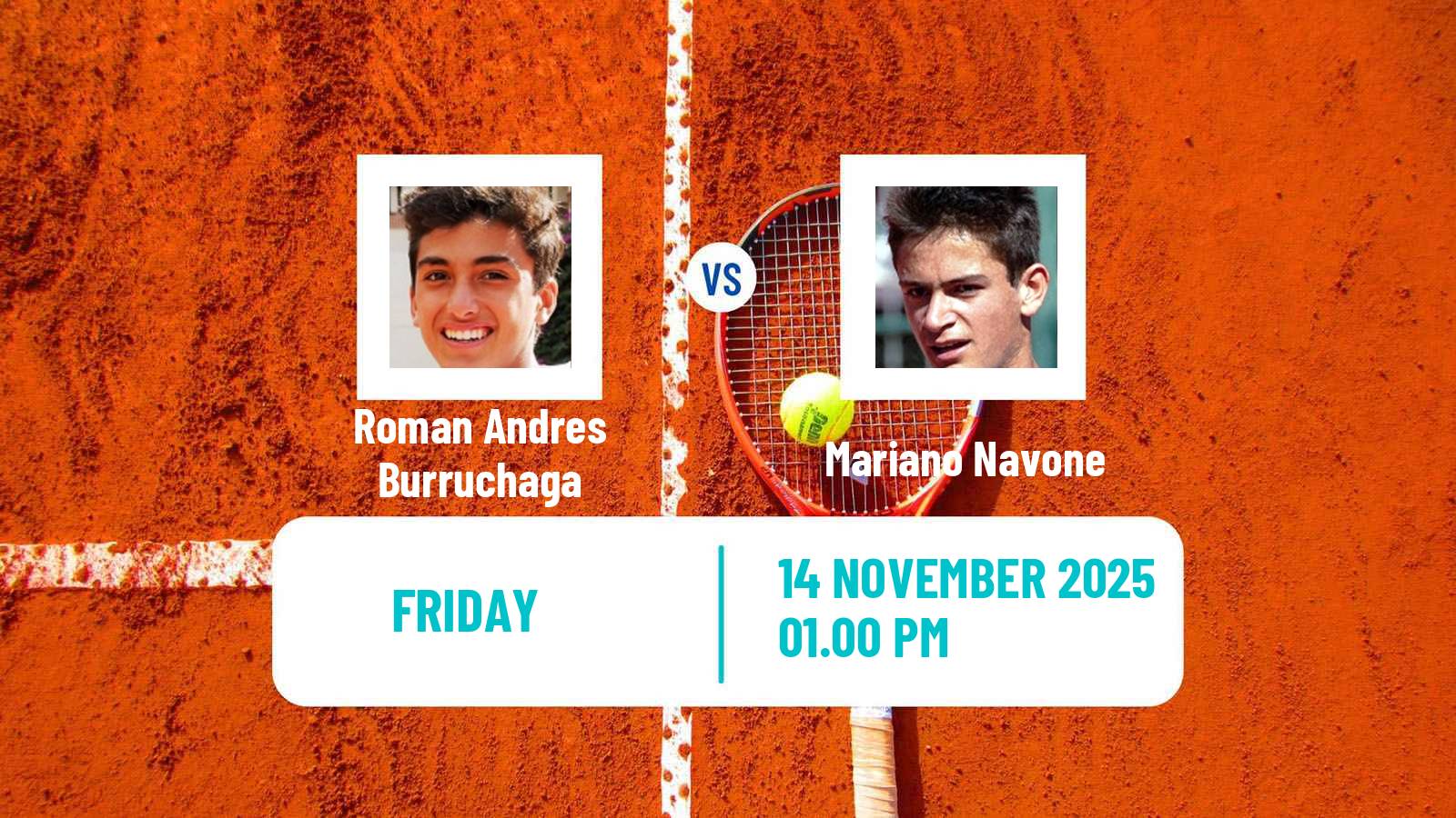 Tennis Montevideo Challenger Men Roman Andres Burruchaga - Mariano Navone
