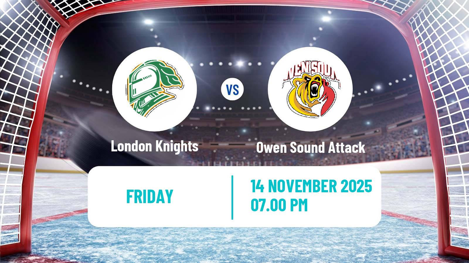 Hockey OHL London Knights - Owen Sound Attack