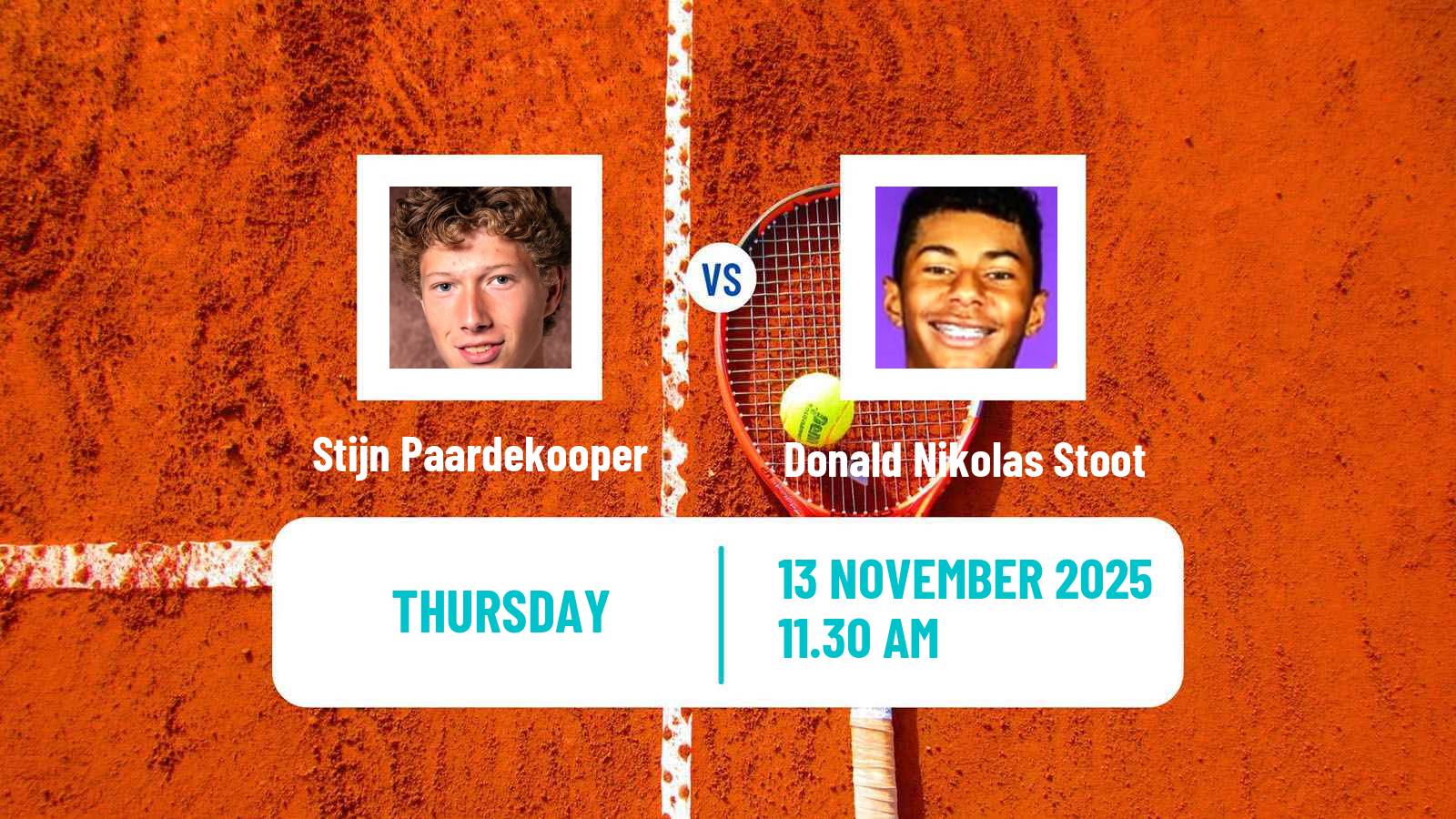 Tennis ITF M15 Orlando Fl 3 Men Stijn Paardekooper - Donald Nikolas Stoot