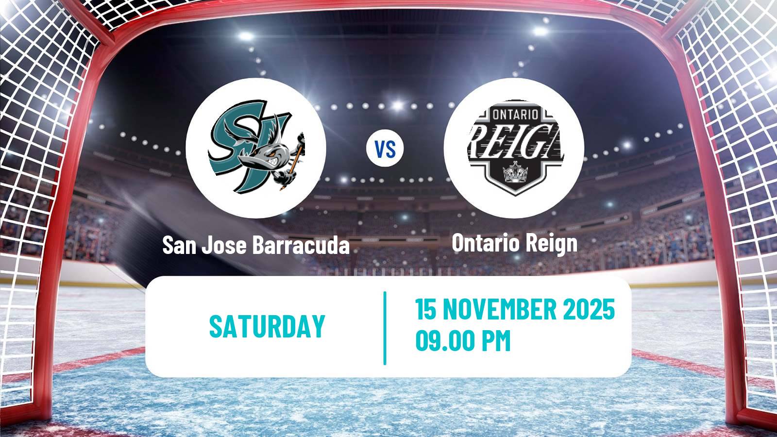 Hockey AHL San Jose Barracuda - Ontario Reign
