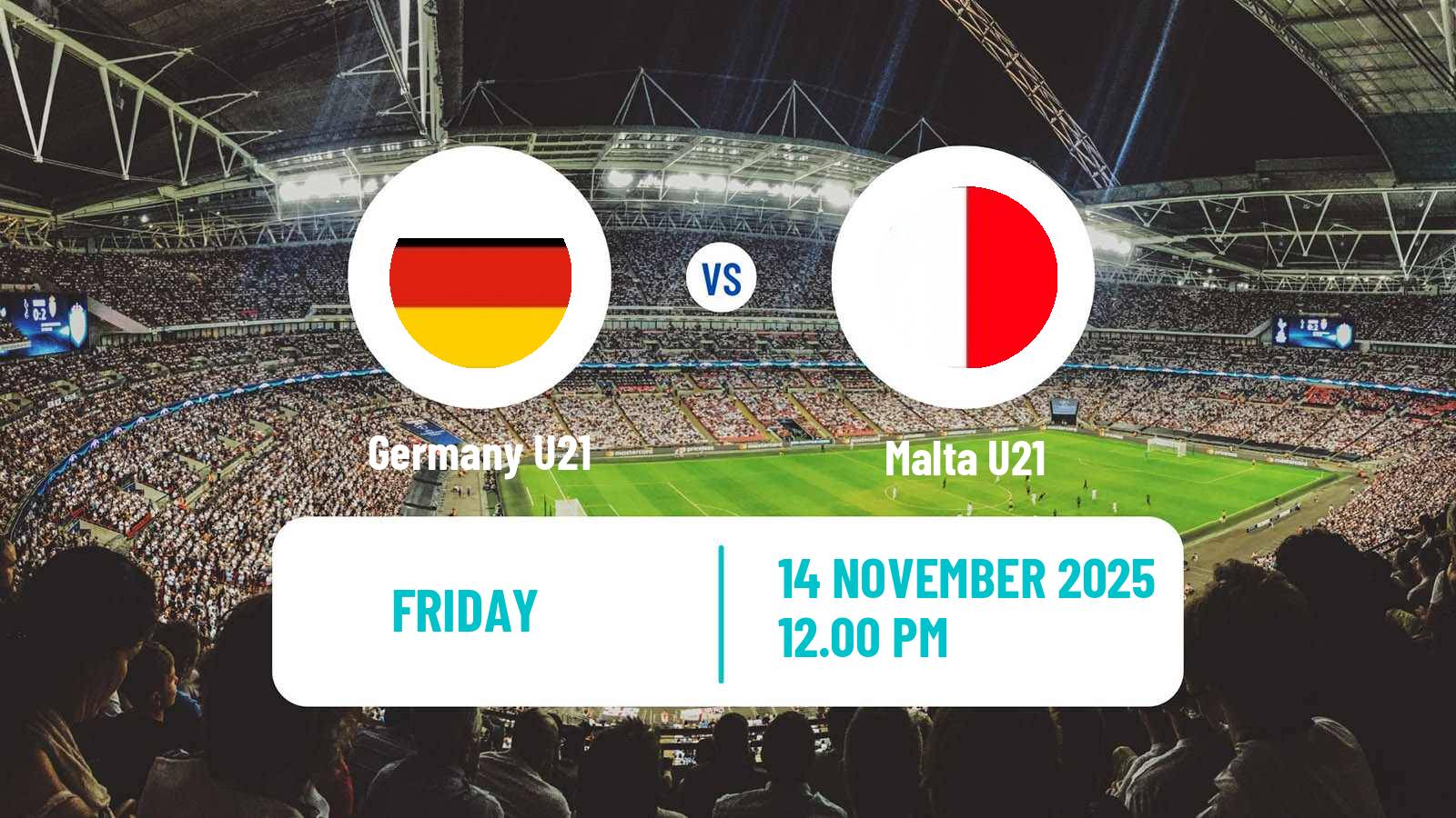 Football UEFA Euro U21 Germany U21 - Malta U21