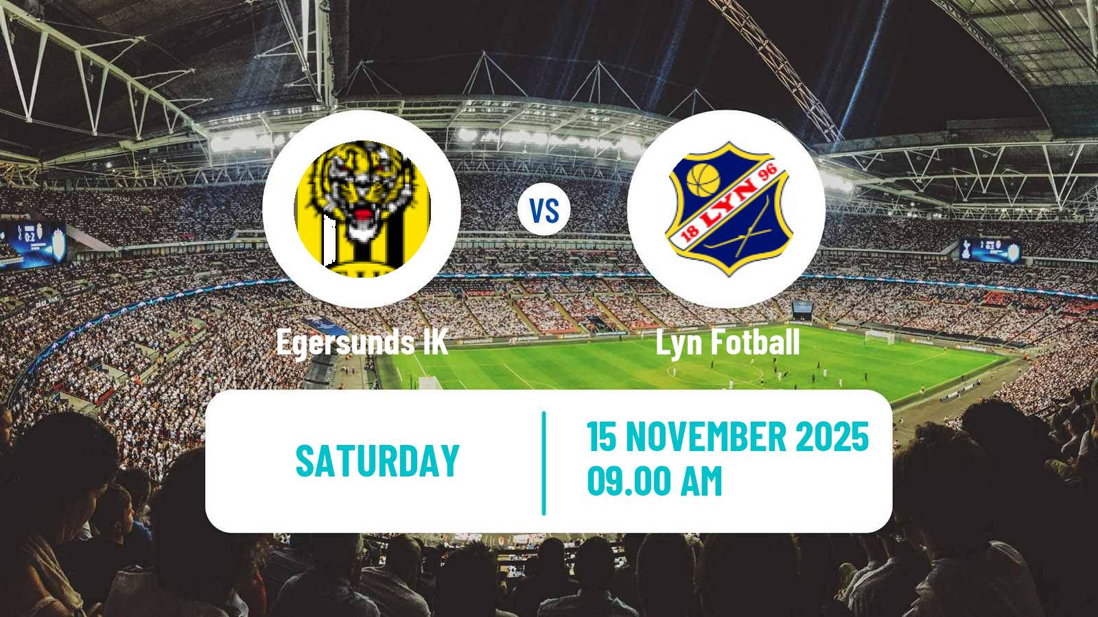 Football Norwegian NM Cup Egersund - Lyn