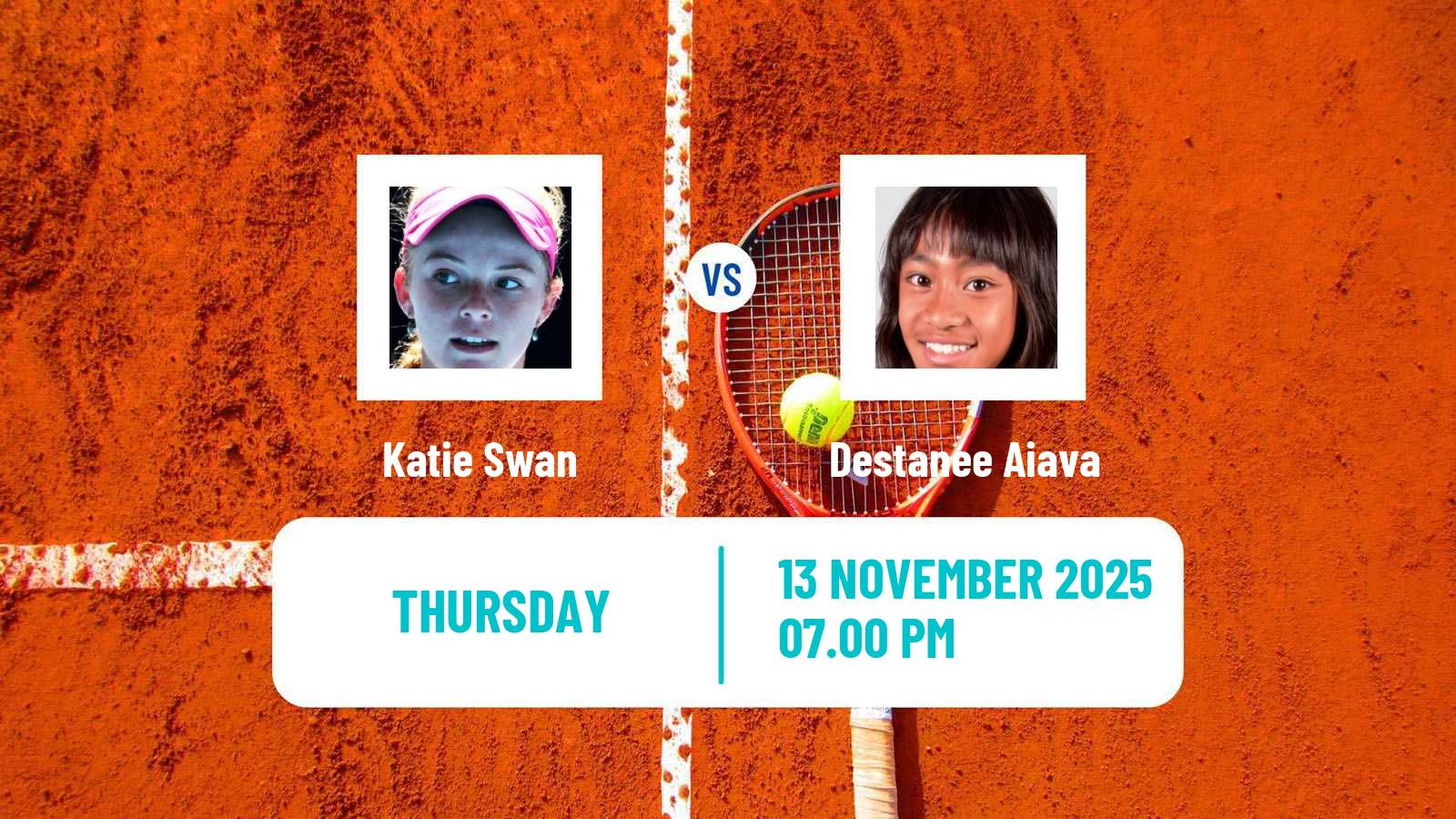 Tennis ITF W50 Brisbane Women Katie Swan - Destanee Aiava
