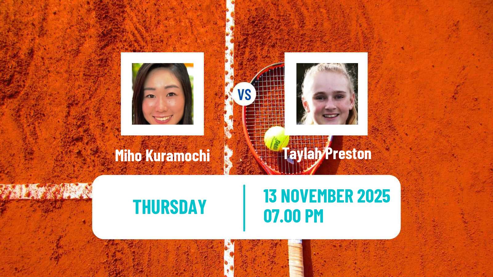 Tennis ITF W50 Brisbane Women Miho Kuramochi - Taylah Preston
