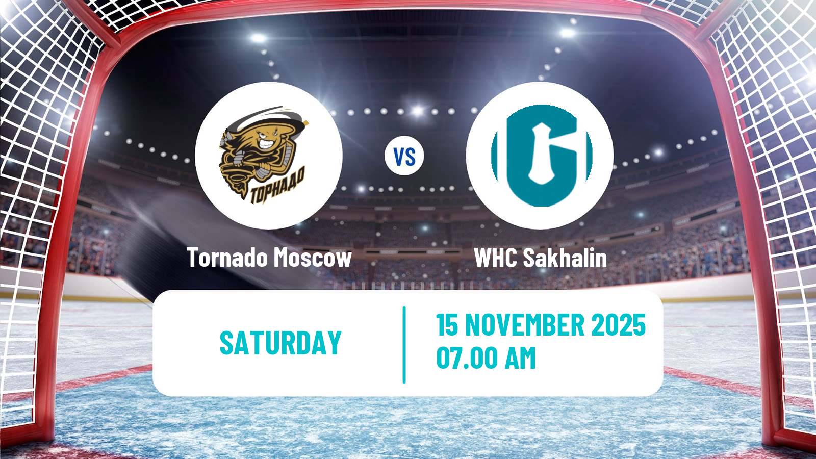 Hockey Russian WHL Tornado Moscow - Sakhalin