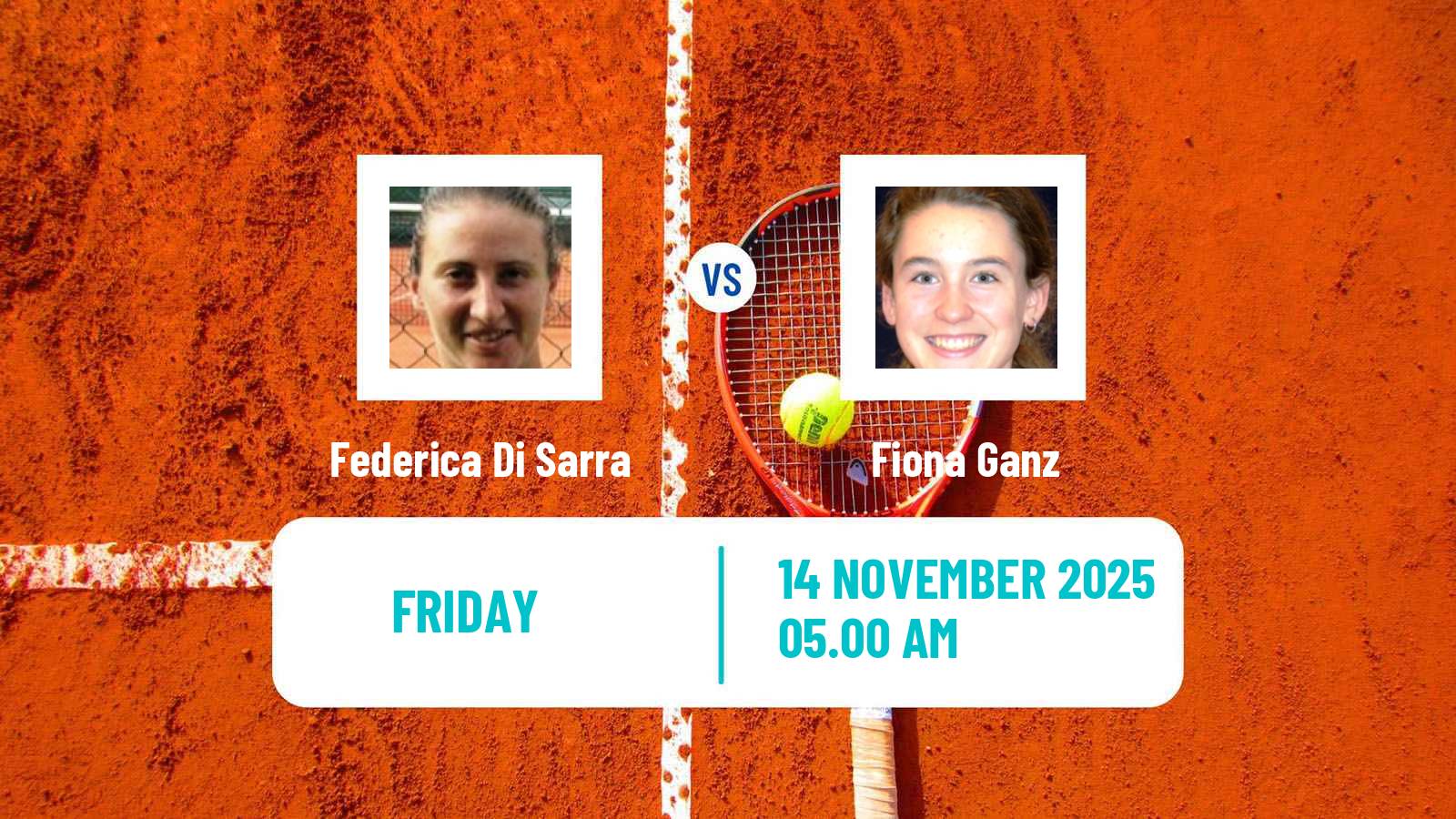 Tennis ITF W15 Solarino 3 Women Federica Di Sarra - Fiona Ganz
