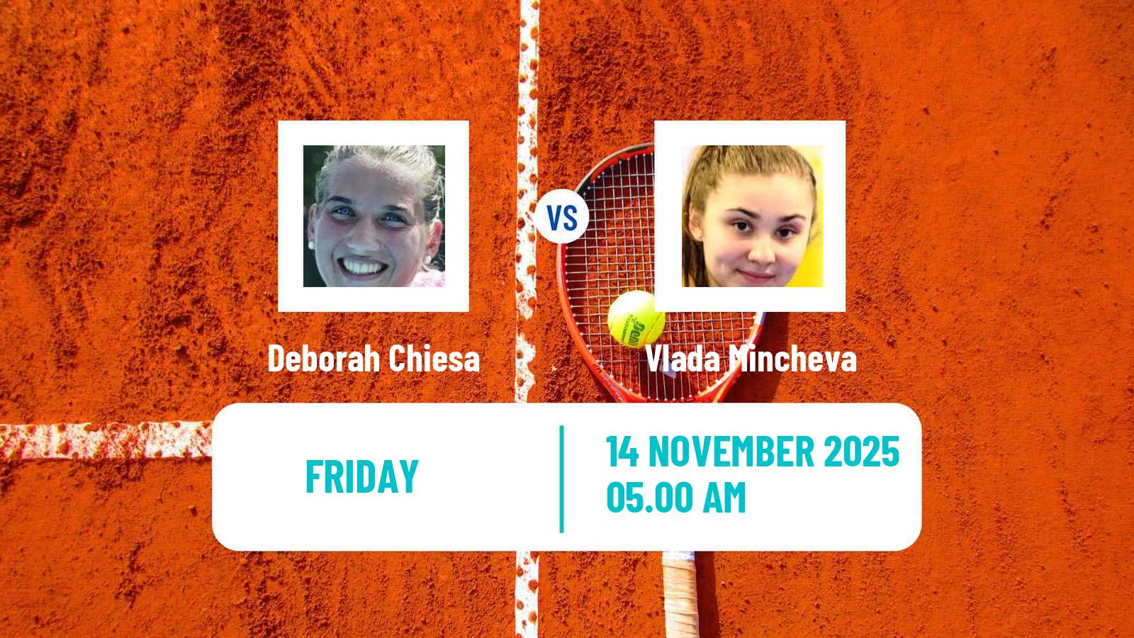 Tennis ITF W15 Solarino 3 Women Deborah Chiesa - Vlada Mincheva