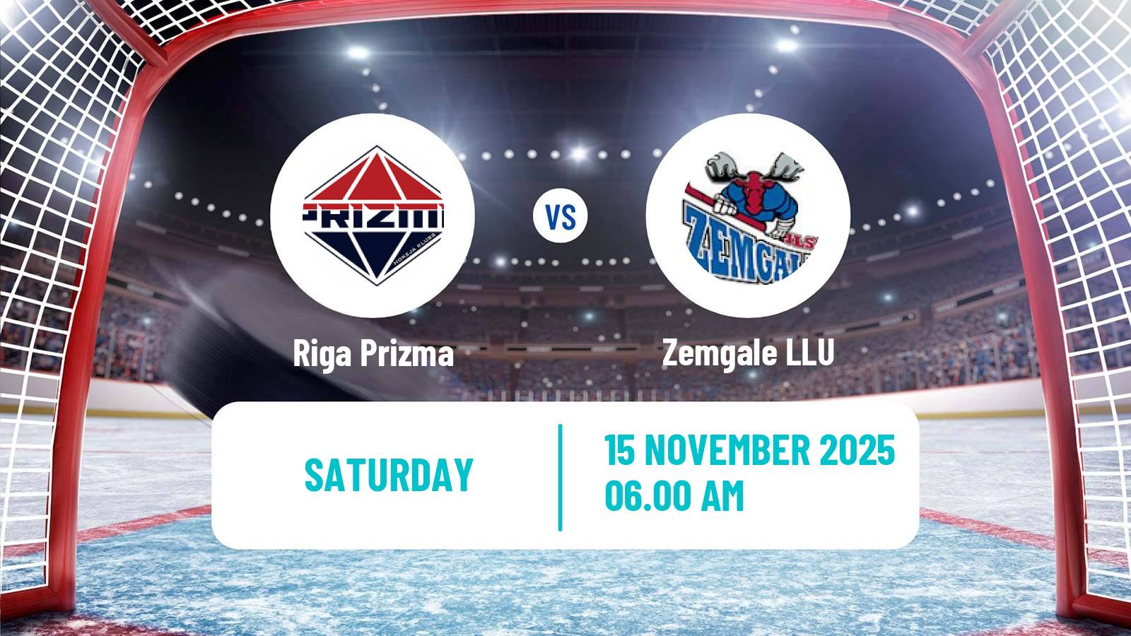 Hockey Latvian Hokeja Liga Riga Prizma - Zemgale LLU