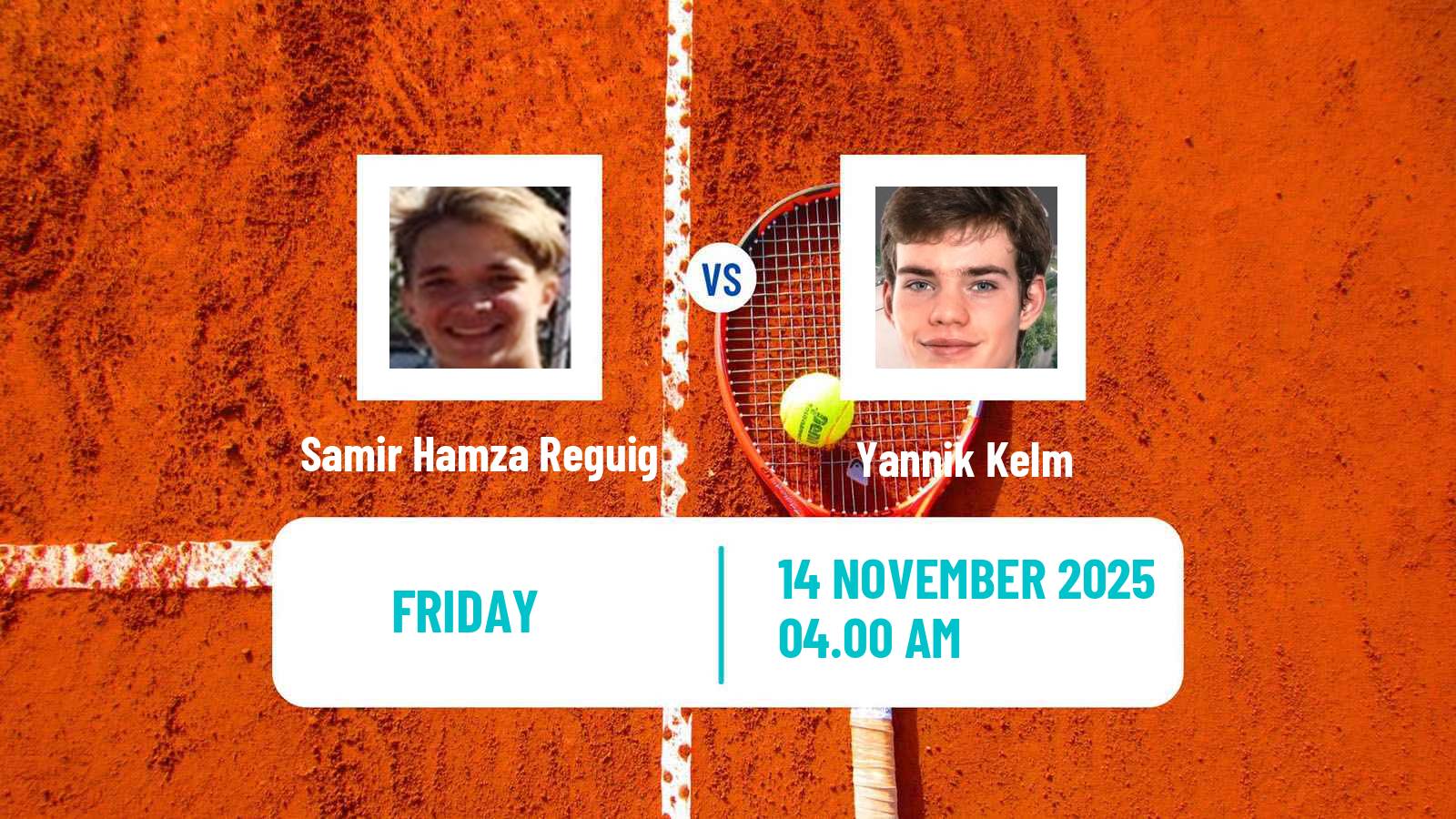 Tennis ITF M15 Luanda Men Samir Hamza Reguig - Yannik Kelm