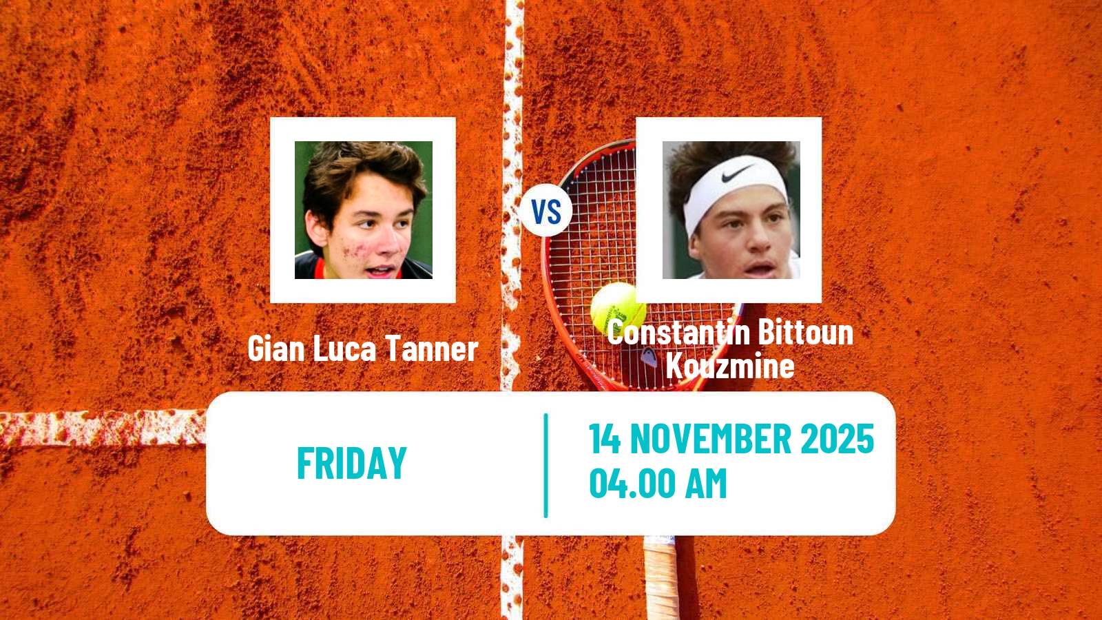 Tennis ITF M15 Luanda Men Gian Luca Tanner - Constantin Bittoun Kouzmine