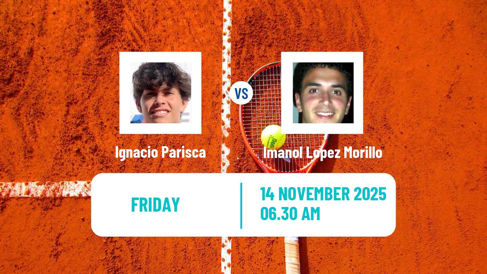 Tennis ITF M15 Las Palmas De Gran Canaria Men Ignacio Parisca - Imanol Lopez Morillo