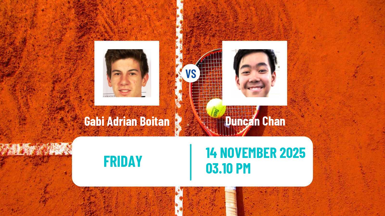 Tennis Drummondville Challenger Men Gabi Adrian Boitan - Duncan Chan