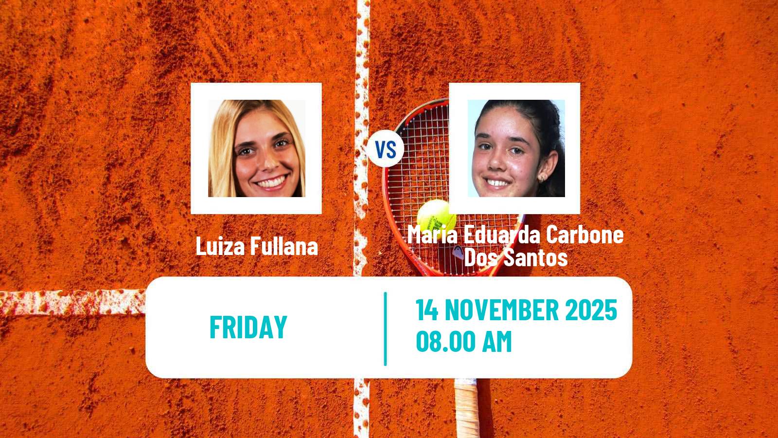 Tennis ITF W15 Criciuma Women Luiza Fullana - Maria Eduarda Carbone Dos Santos