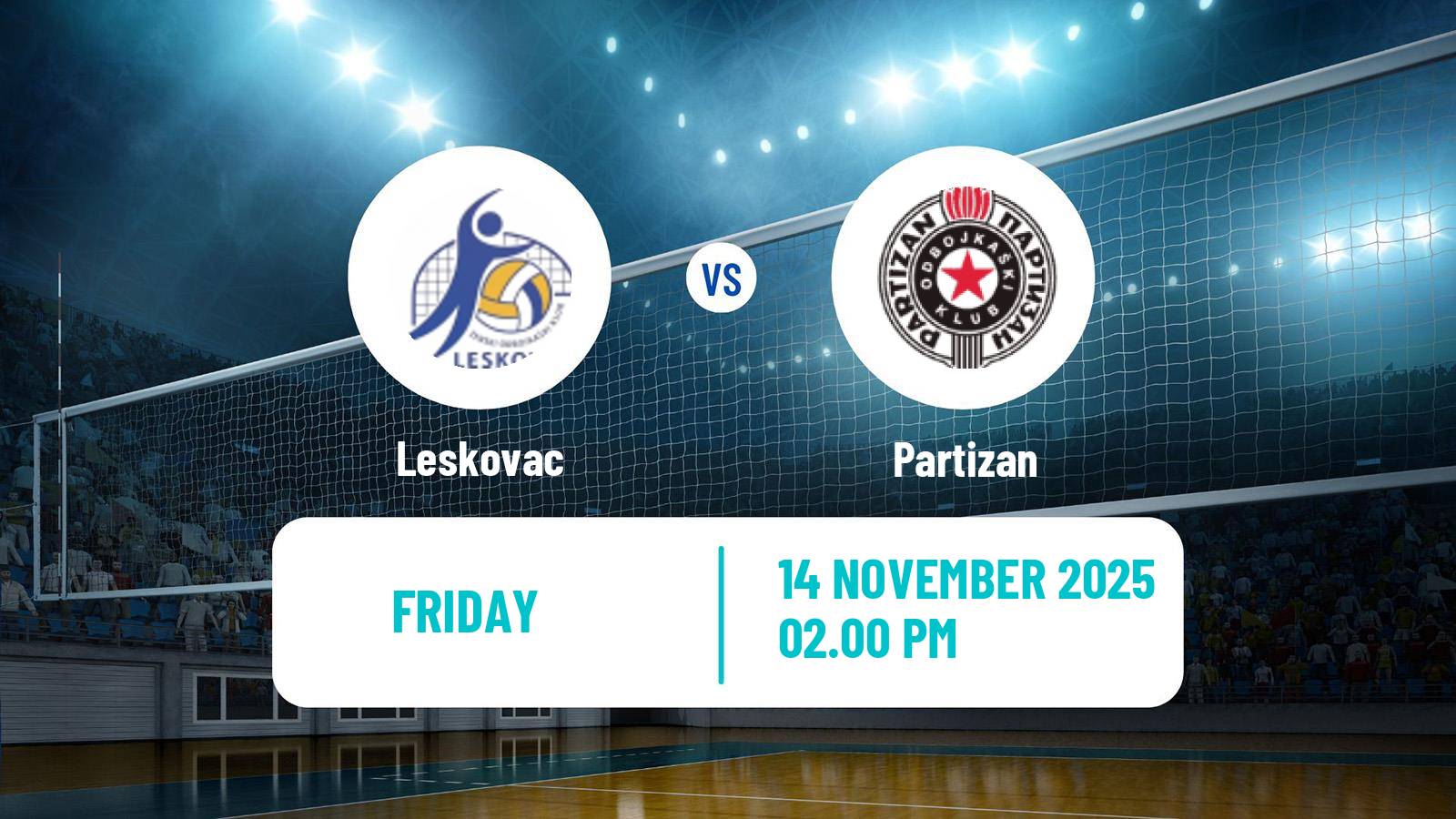 Volleyball Serbian Liga Volleyball Women Leskovac - Partizan