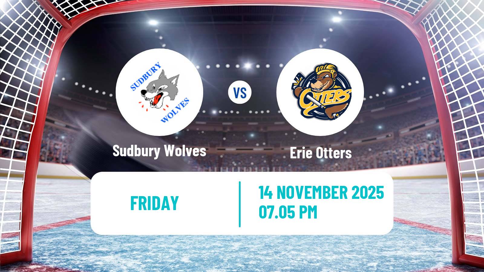 Hockey OHL Sudbury Wolves - Erie Otters