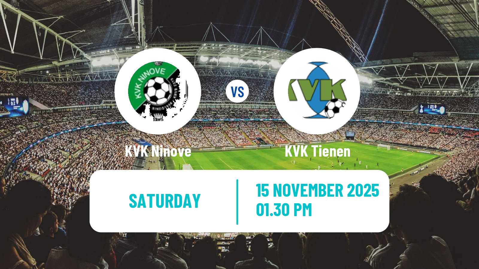 Football Belgian National Division 1 VV Ninove - Tienen