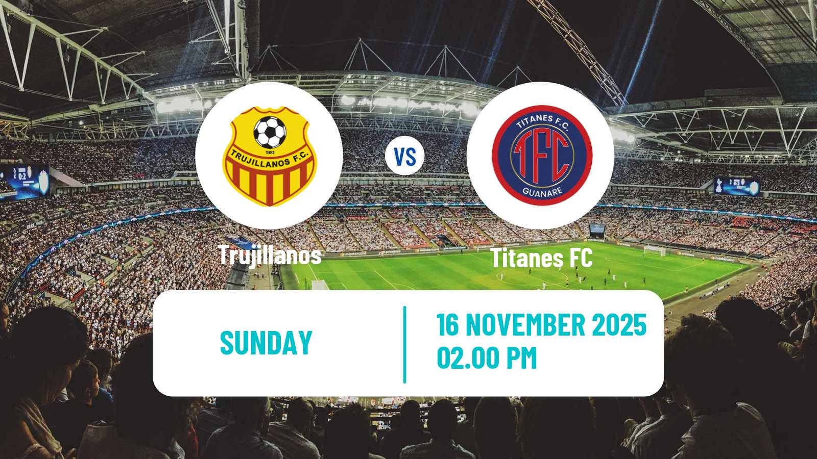Football Venezuelan Segunda Division Trujillanos - Titanes