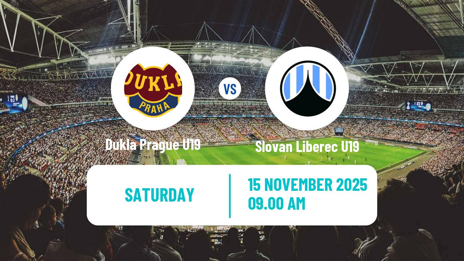 Football Czech U19 League Dukla Prague U19 - Slovan Liberec U19