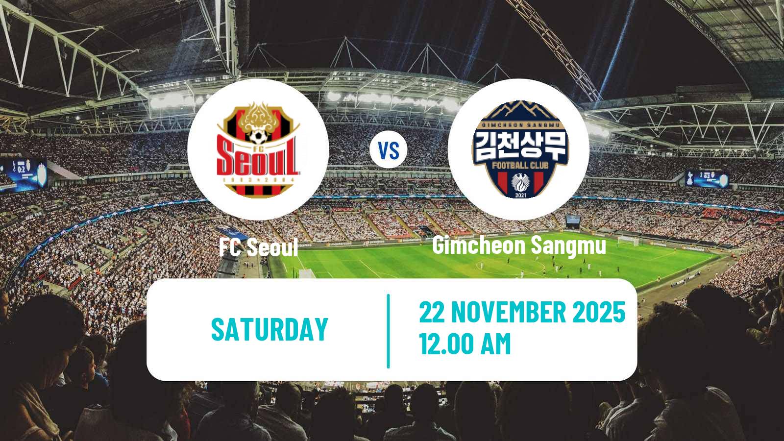 Football South Korean K-League 1 FC Seoul - Gimcheon Sangmu