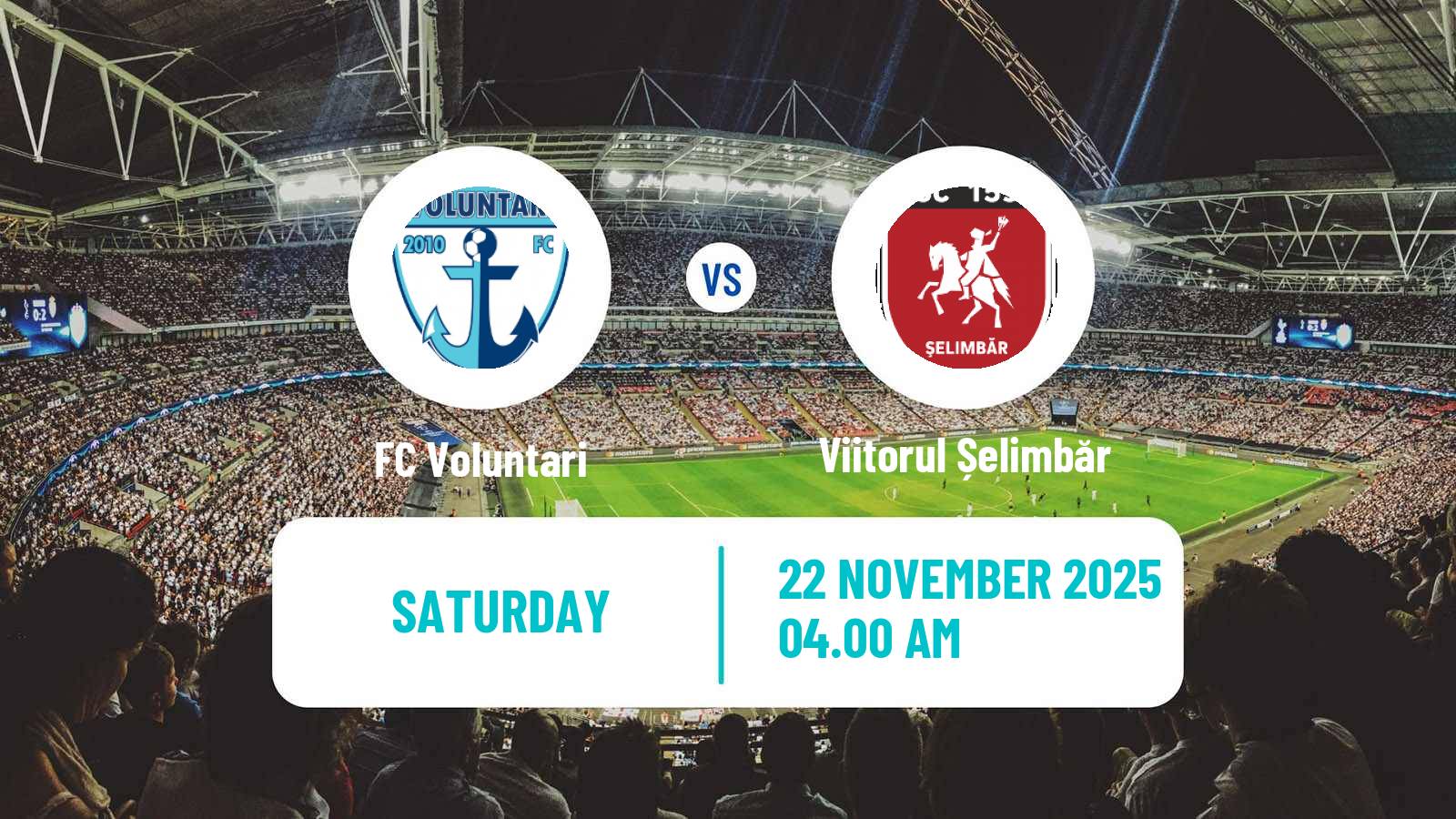 Football Romanian Division 2 Voluntari - Viitorul Șelimbăr