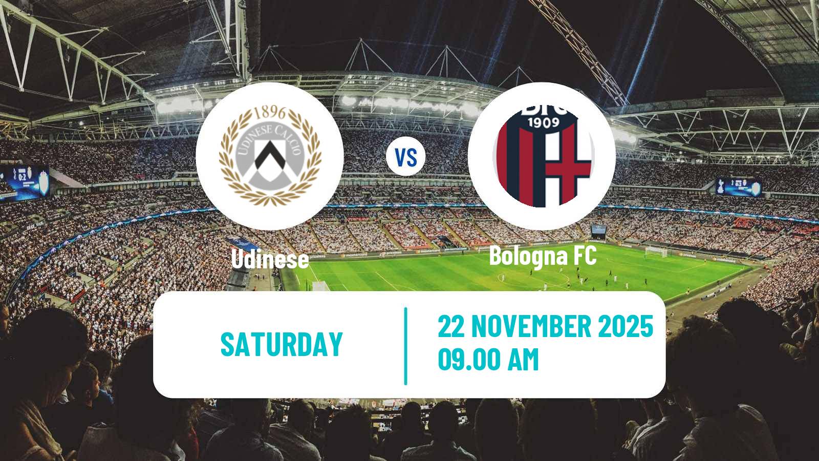 Football Italian Serie A Udinese - Bologna