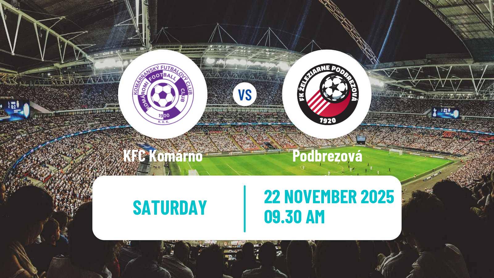 Football Slovak Superliga Komárno - Podbrezová