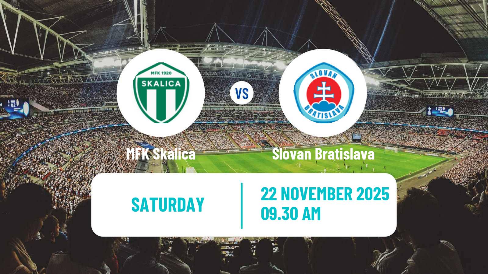 Football Slovak Superliga Skalica - Slovan Bratislava