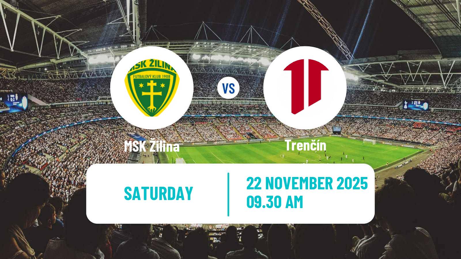 Football Slovak Superliga Žilina - Trenčín