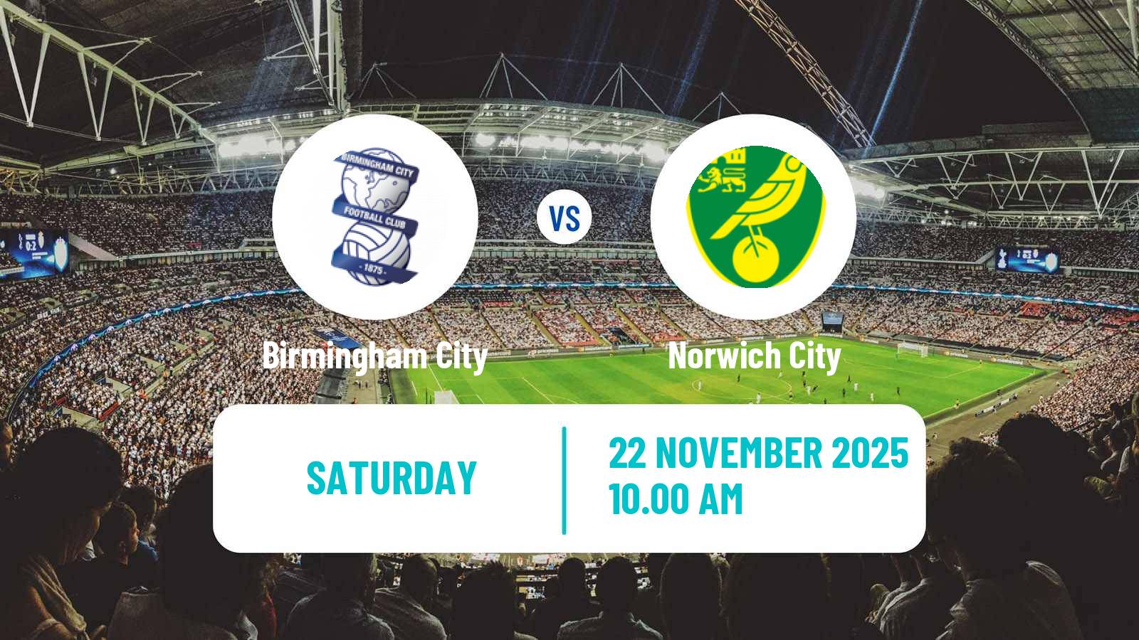 Football English League Championship Birmingham City - Norwich City