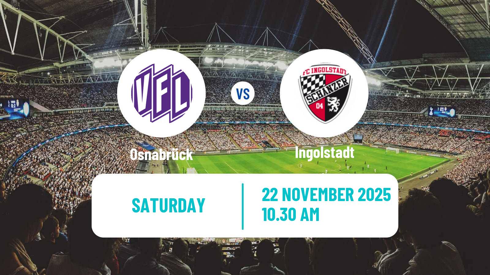 Football German 3 Bundesliga Osnabrück - Ingolstadt