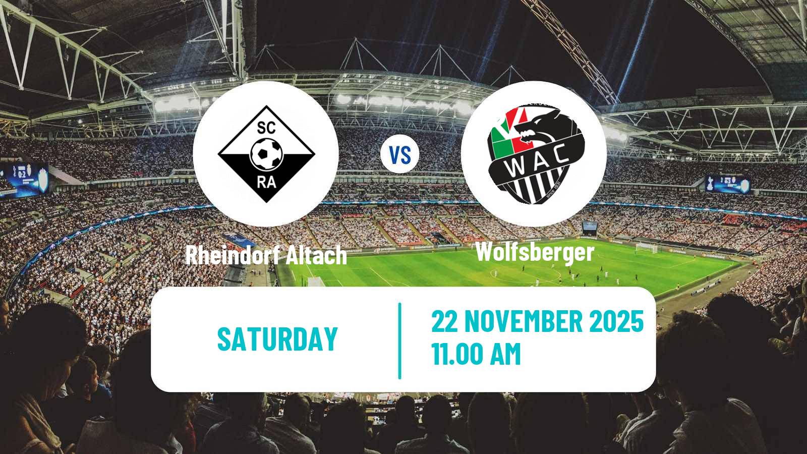 Football Austrian Bundesliga Rheindorf Altach - Wolfsberger