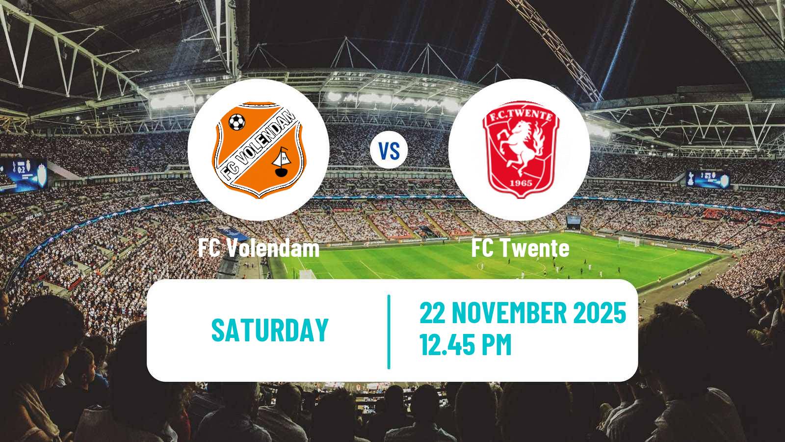Football Dutch Eredivisie Volendam - Twente
