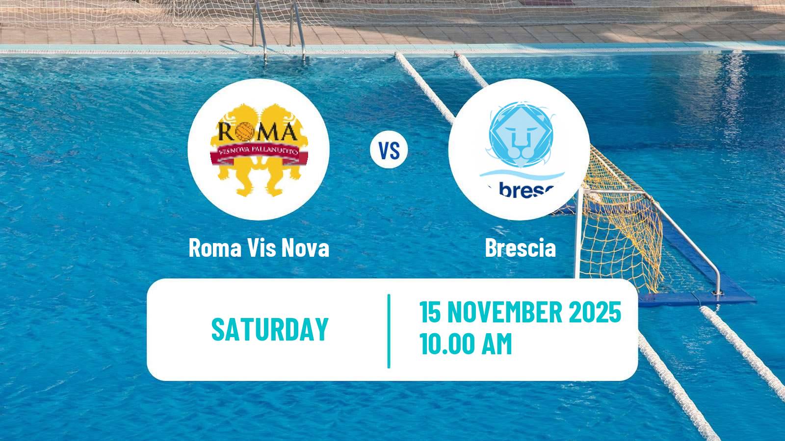 Water polo Italian A1 Water Polo Roma Vis Nova - Brescia