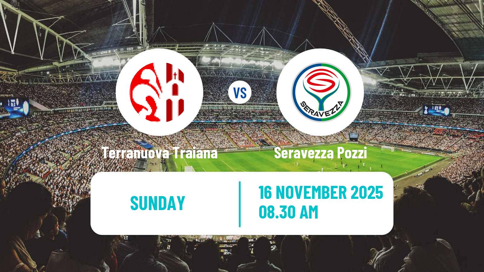 Football Italian Serie D - Group E Terranuova Traiana - Seravezza Pozzi