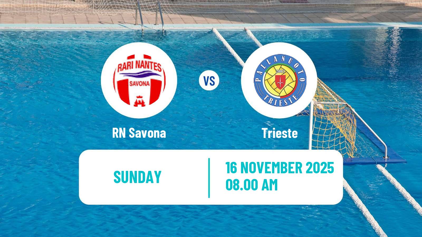 Water polo Italian A1 Water Polo Savona - Trieste