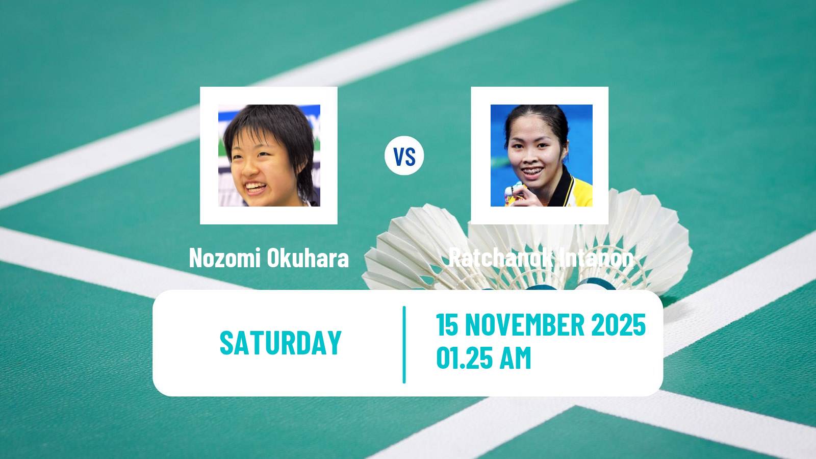 Badminton BWF World Tour Women Kumamoto Masters Nozomi Okuhara - Ratchanok Intanon