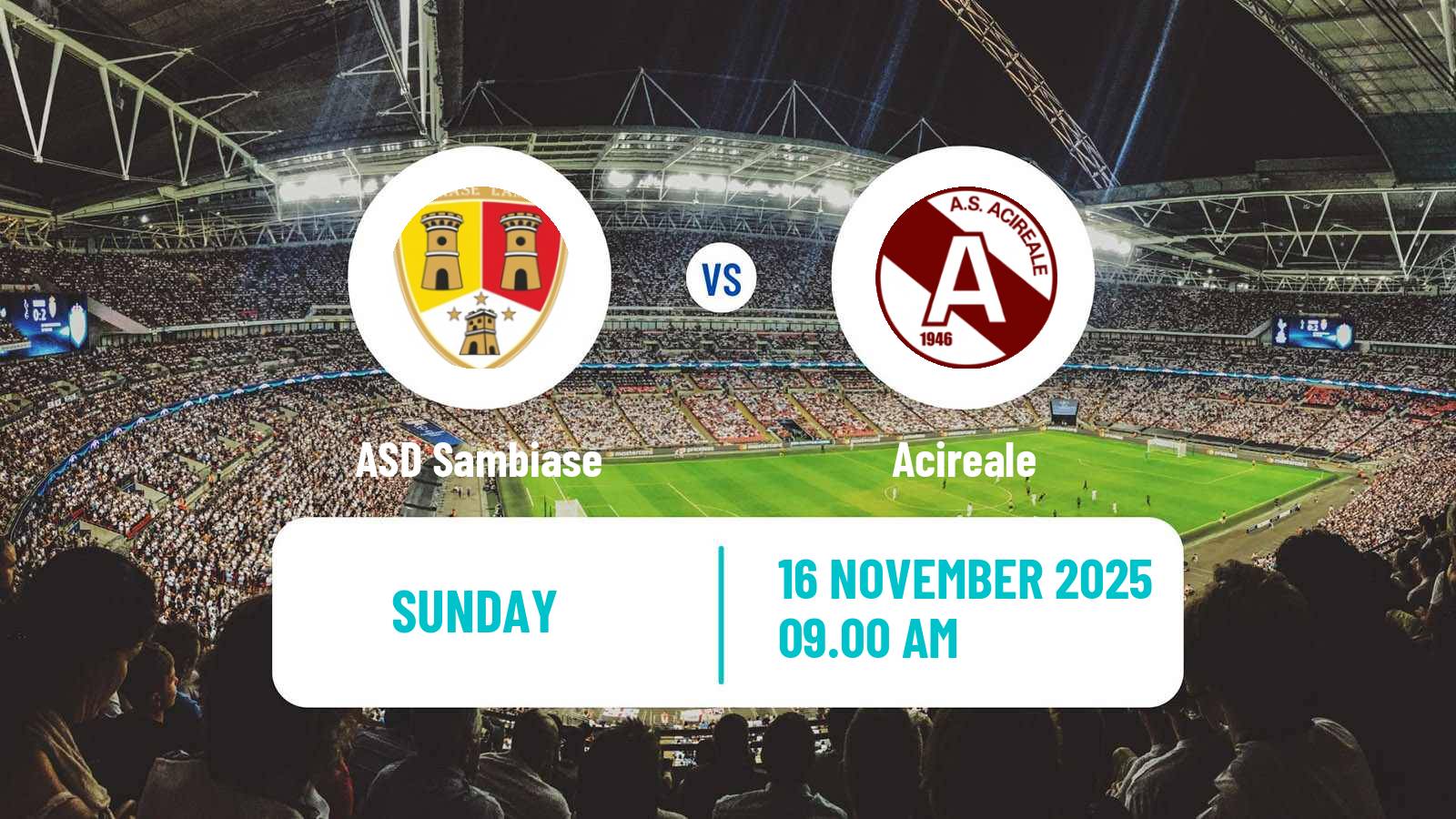 Football Italian Serie D - Group I Sambiase - Acireale