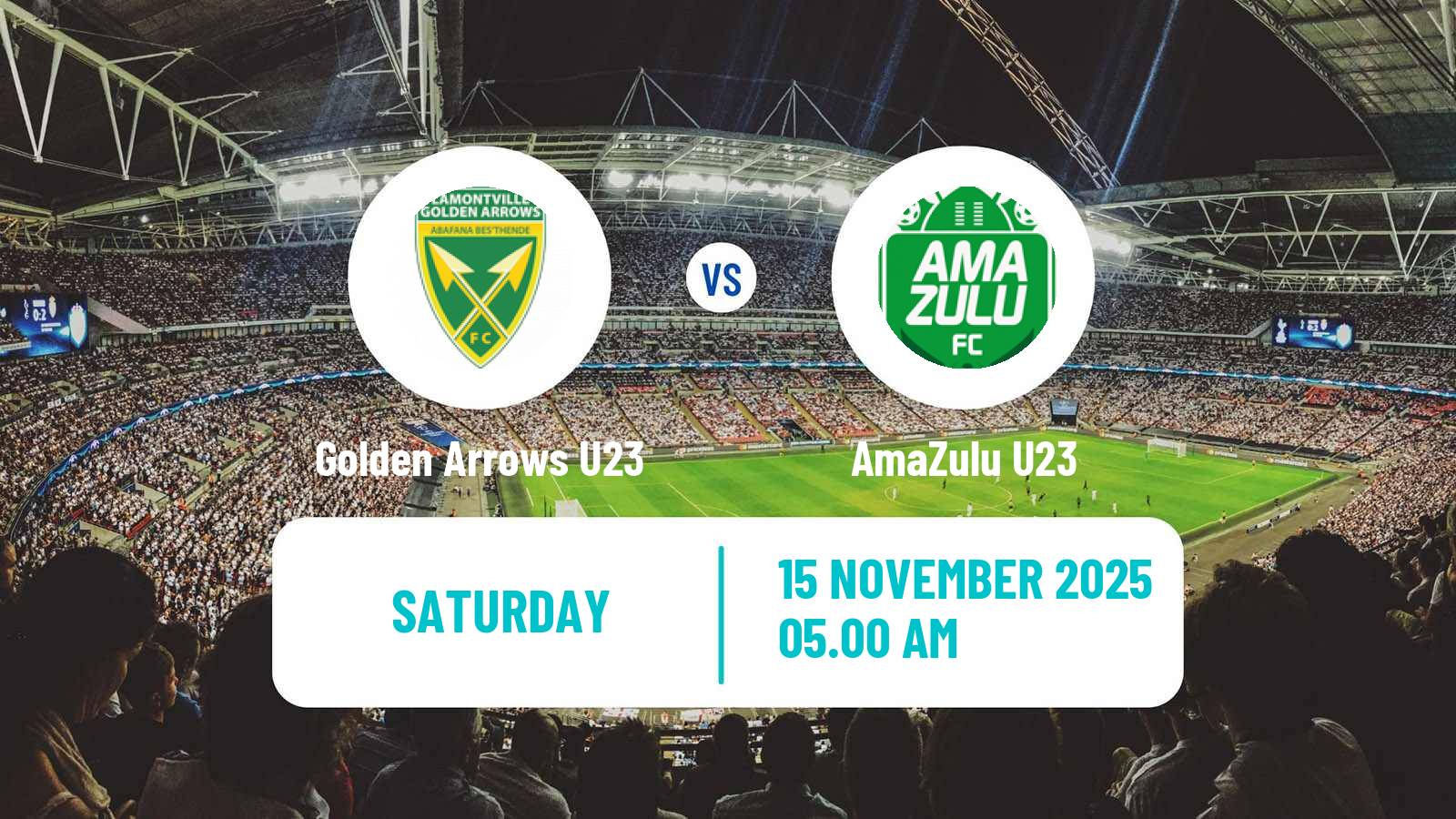 Football South African Diski Challenge Golden Arrows U23 - AmaZulu U23