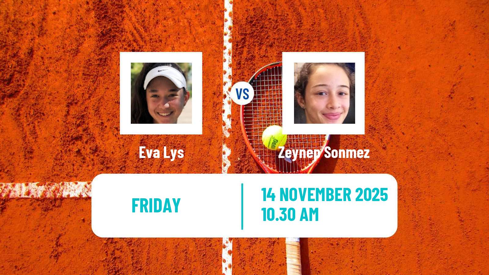 Tennis WTA Billie Jean King Cup World Group Eva Lys - Zeynep Sonmez
