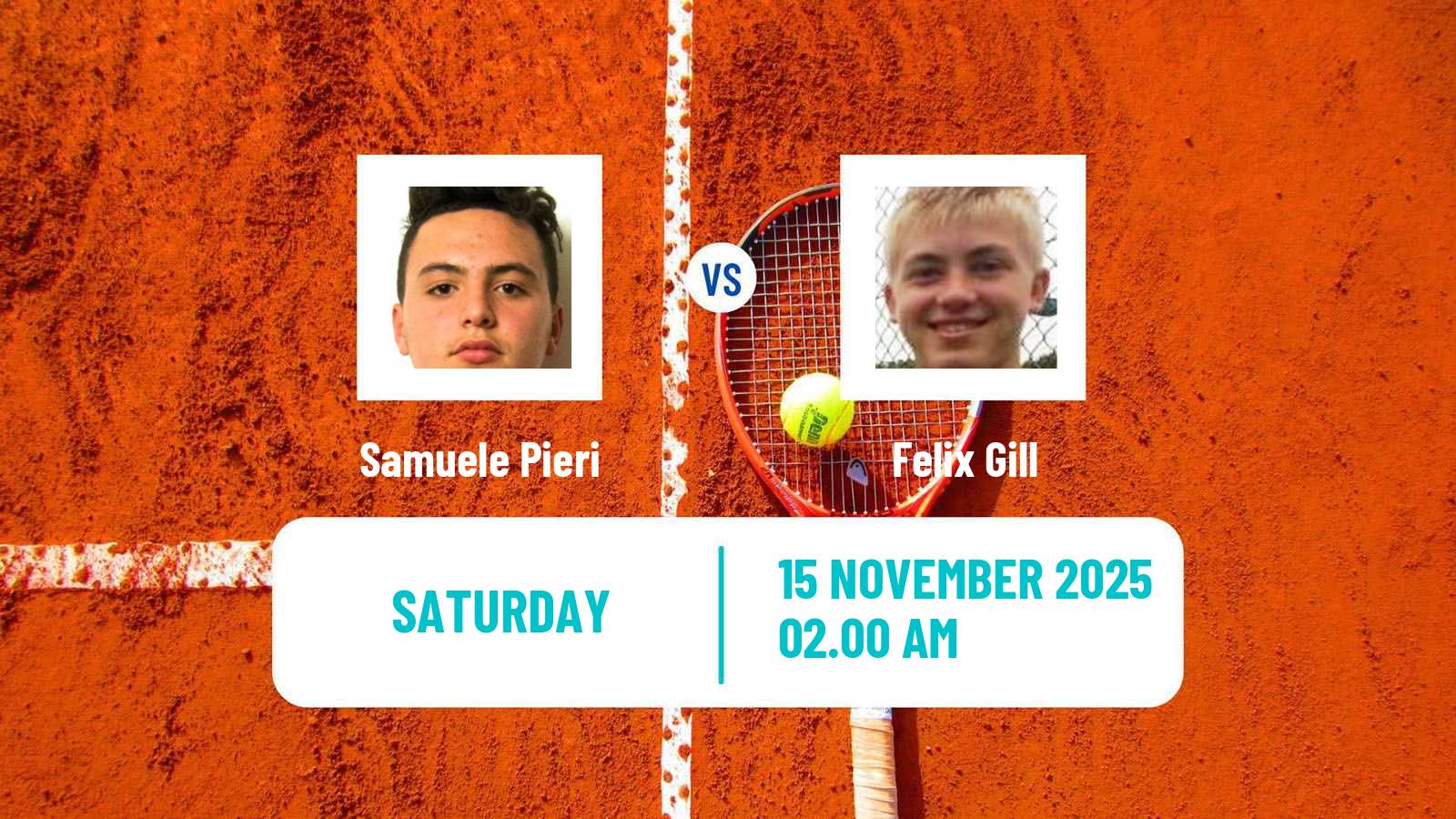 Tennis ITF M15 Antalya 14 Men Samuele Pieri - Felix Gill